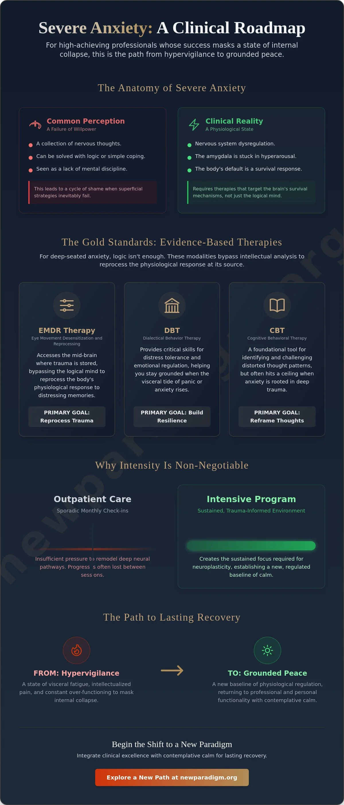 Infographic: Evidence-Based Therapies for Severe Anxiety: A Clinical Guide to Intensive Recovery