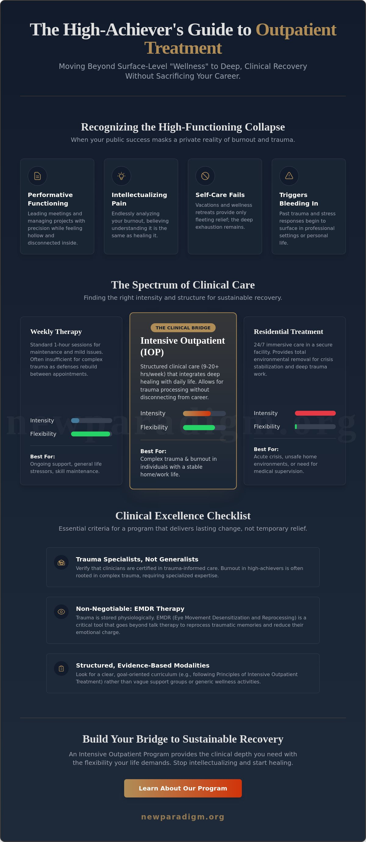 Infographic: How to Choose an Outpatient Treatment Program for Trauma and Burnout in 2026