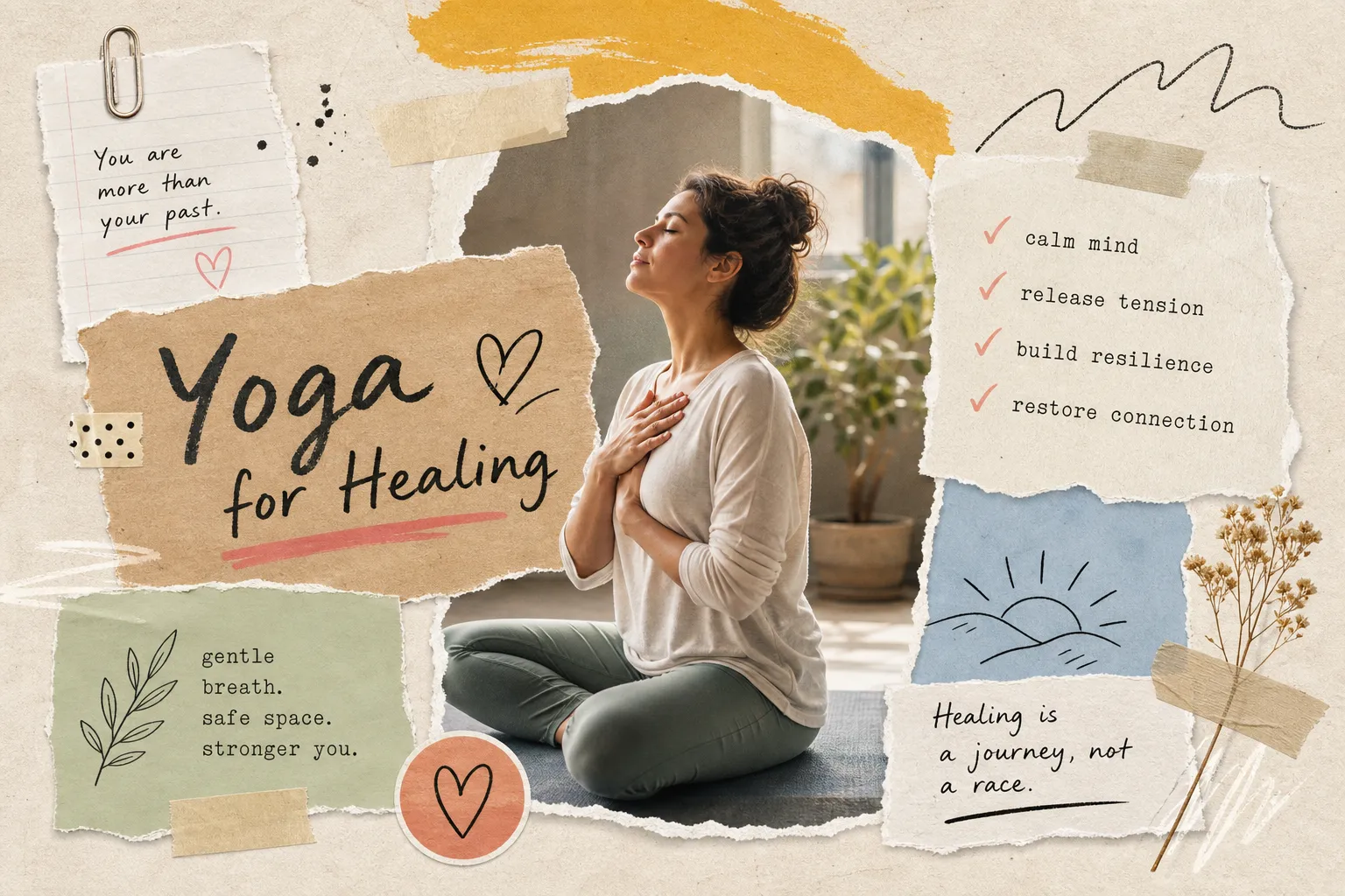 Infographic: Yoga for Trauma Survivors: Key Psychological Benefits
