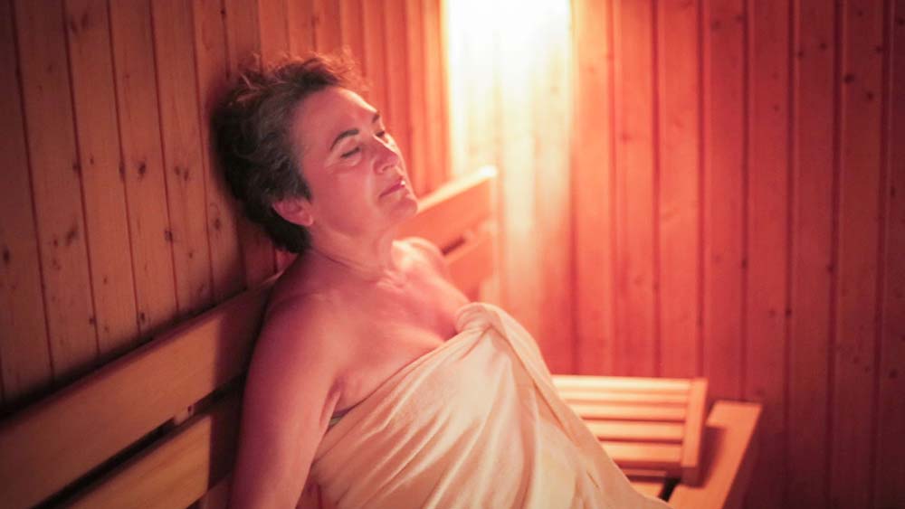 Traditional Finnish sauna at New Paradigm retreat, Chiang Mai